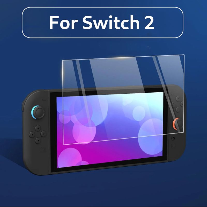 GENERICO - Mica Vidrio templado para Nintendo Switch 2 (2025) Cristal Templado