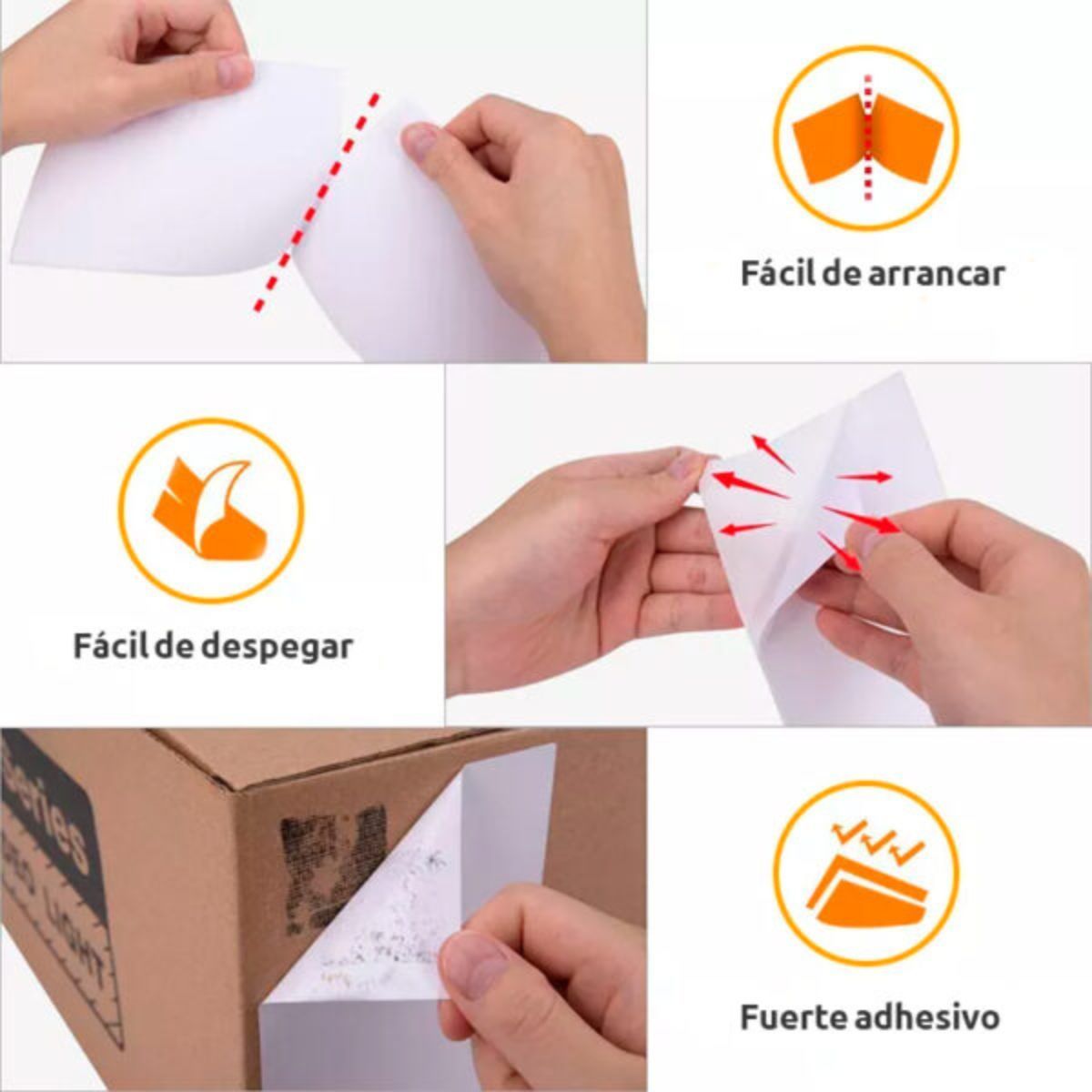 GENERICO - Etiqueta Térmica  Adhesiva TD 100 x 150 MM de 350 unidades