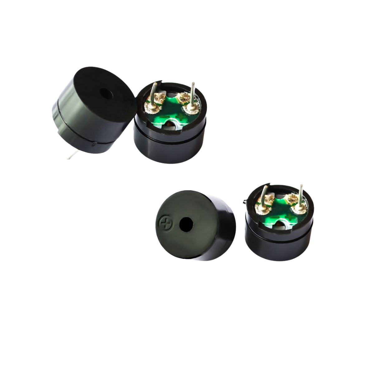 GENERICO - Buzzer Pasivo Electromagnético 5V – 12x8.5 mm Paquete de 10 Unidades