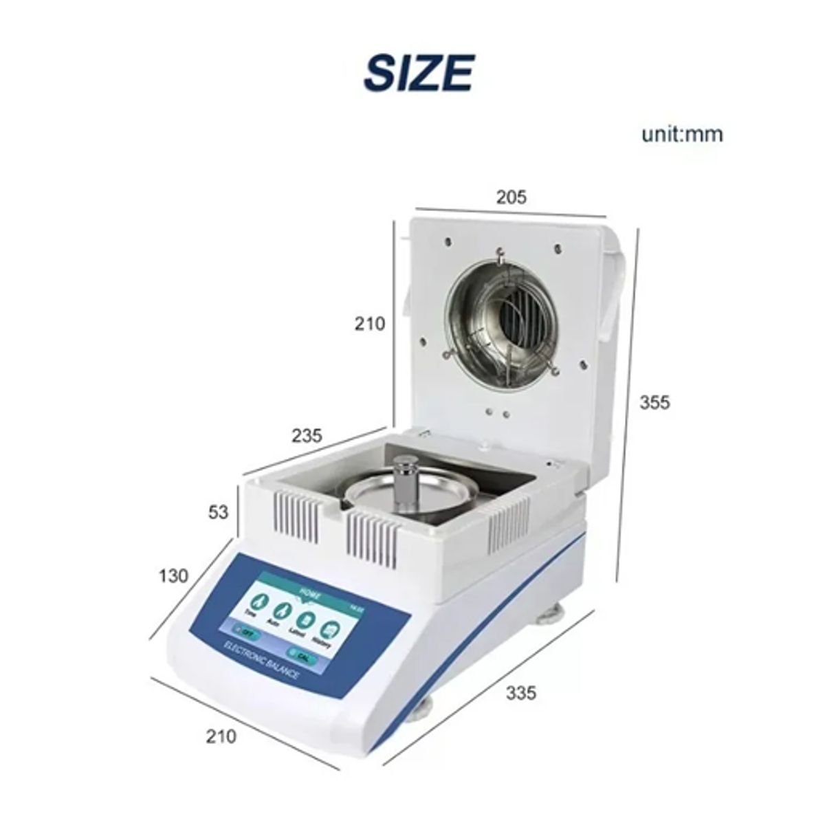 GENERICO - Termobalanza Analizador De Humedad Muestra 100 G Lampara