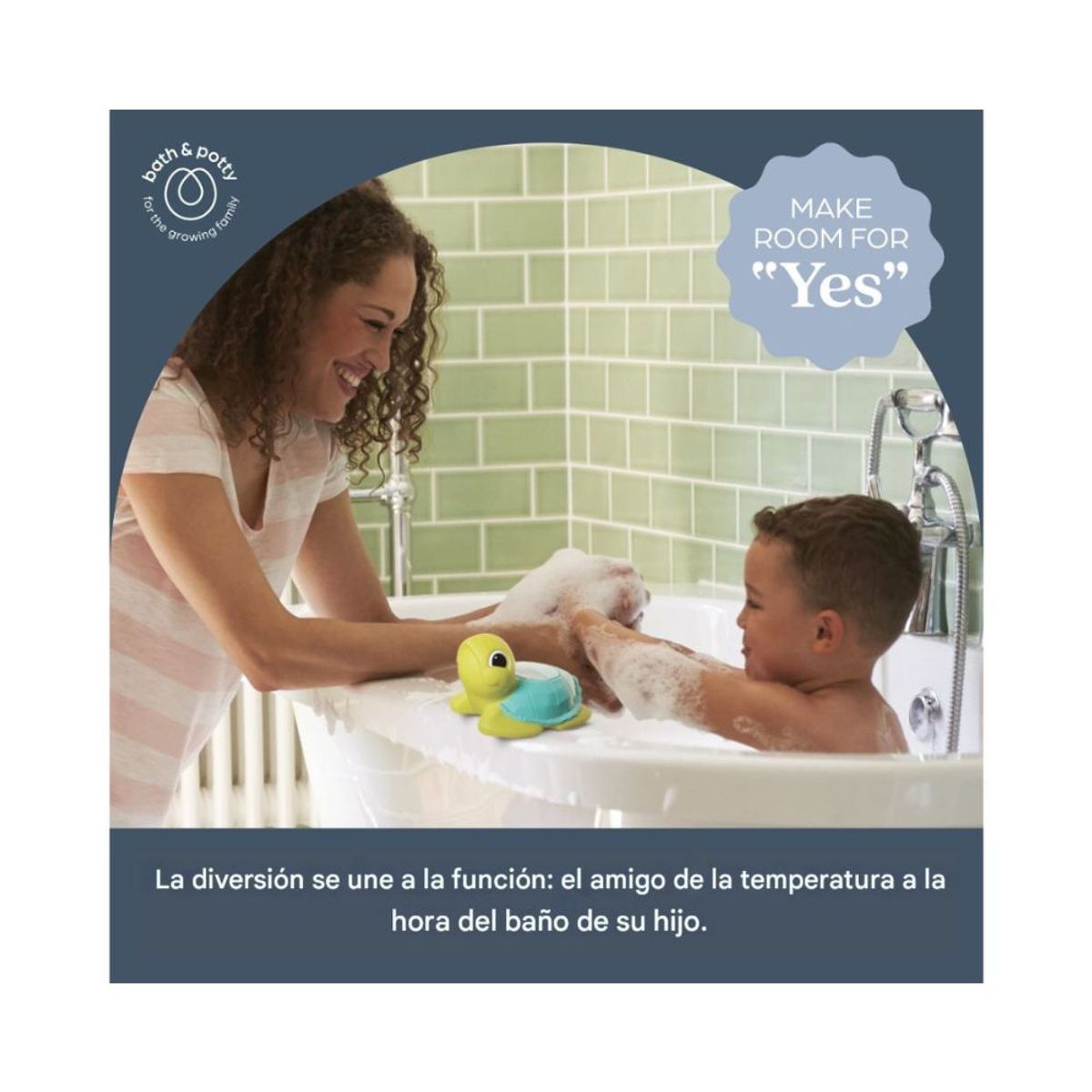 GENERICO - Termómetro de tortuga Dreambaby para bañera y habitación