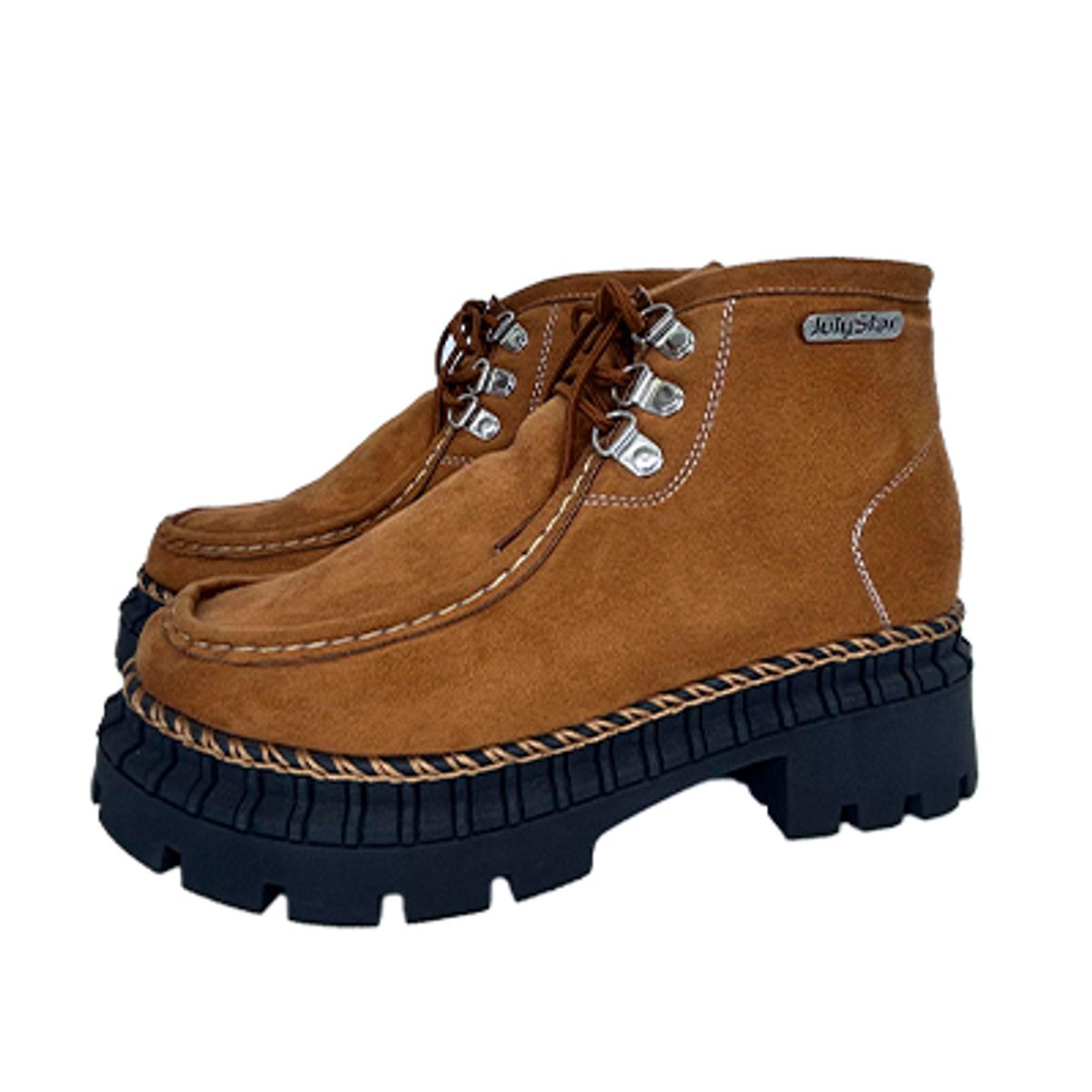 BASHIRA - Zapato para dama Garota Botin Camell