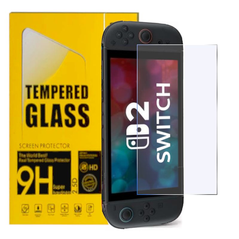 GENERICO - Protector Pantalla Mica Cristal Vidrio templado para Nintendo Switch 2