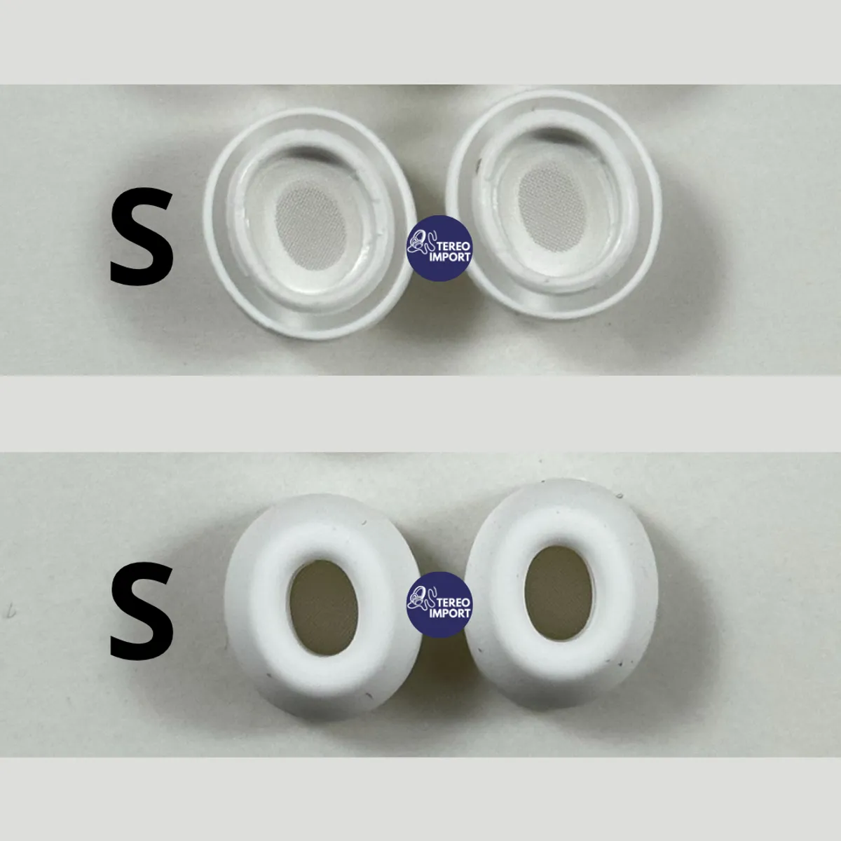 GENERICO - Almohadillas de silicona compatible con AirPods Pro 1 - 2  (2 pares S)