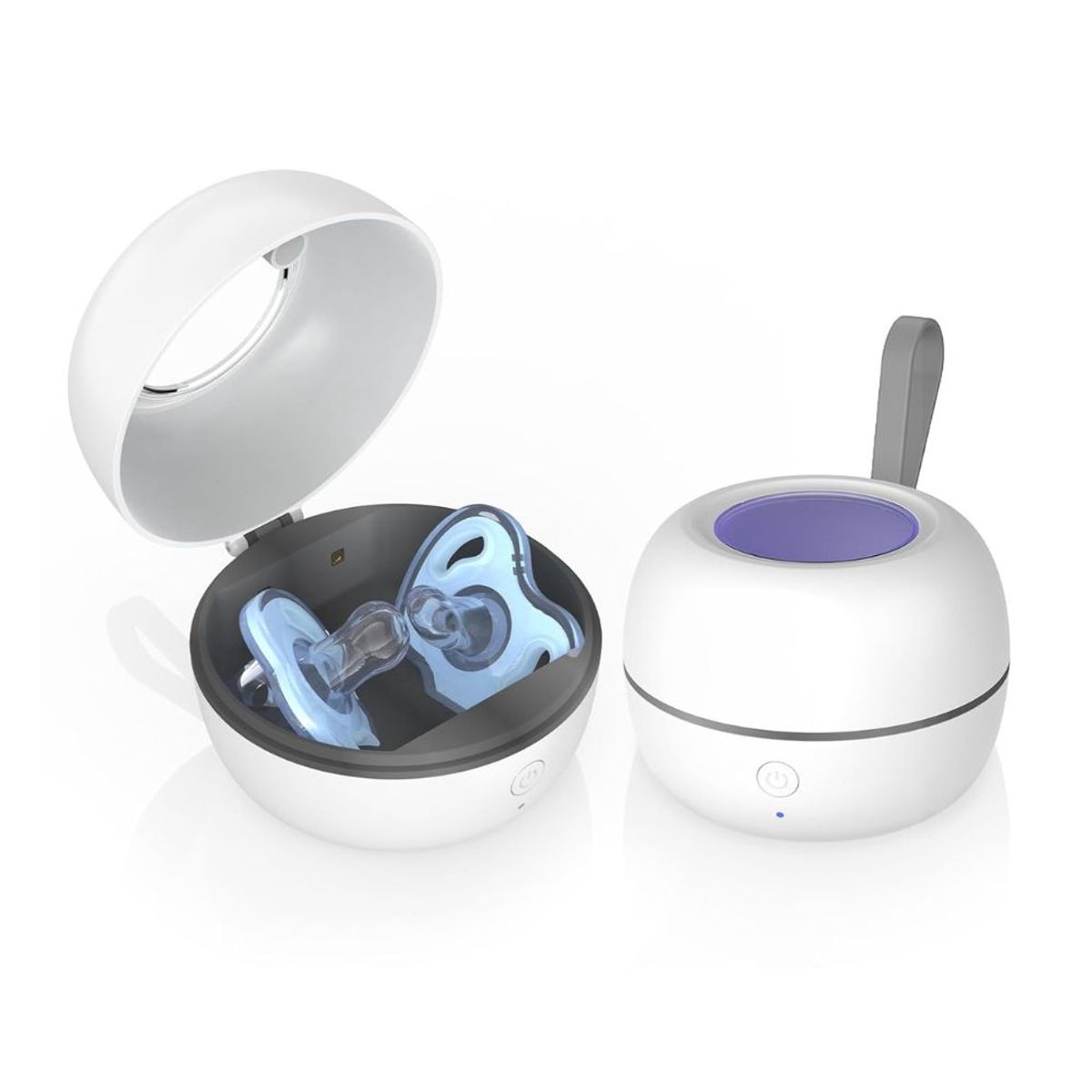 GENERICO - Desinfectante portátil para chupones Zyntieu blanco