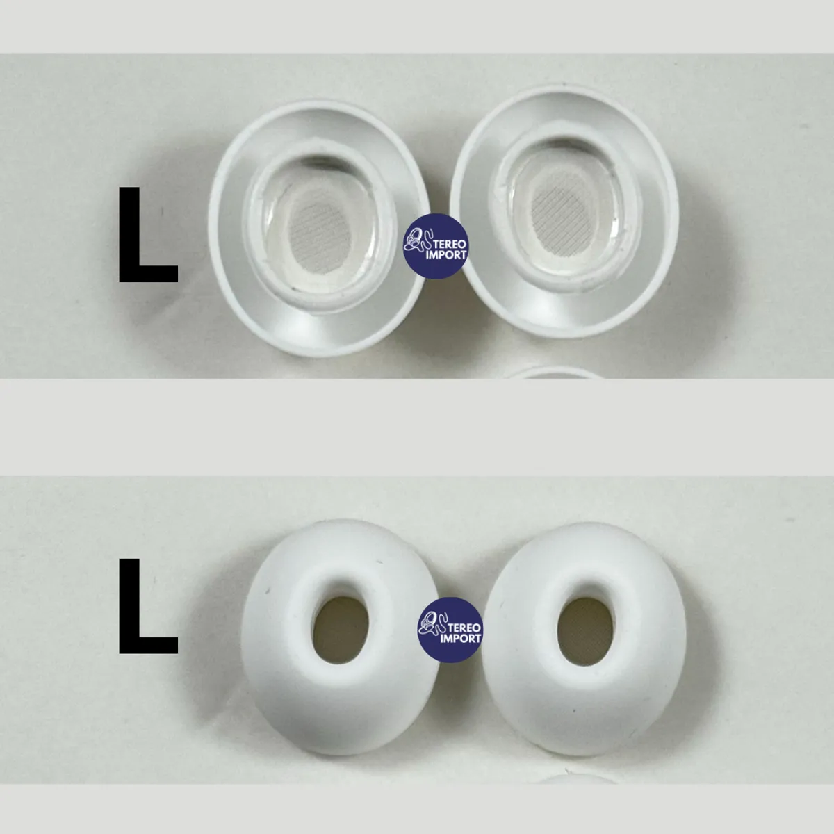 GENERICO - Almohadillas de silicona compatible con AirPods Pro 1 - 2  (2 pares L)