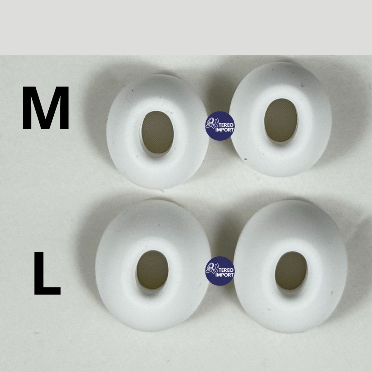 GENERICO - Almohadillas de silicona compatible con AirPods Pro 1 - 2  (2 pares ML)