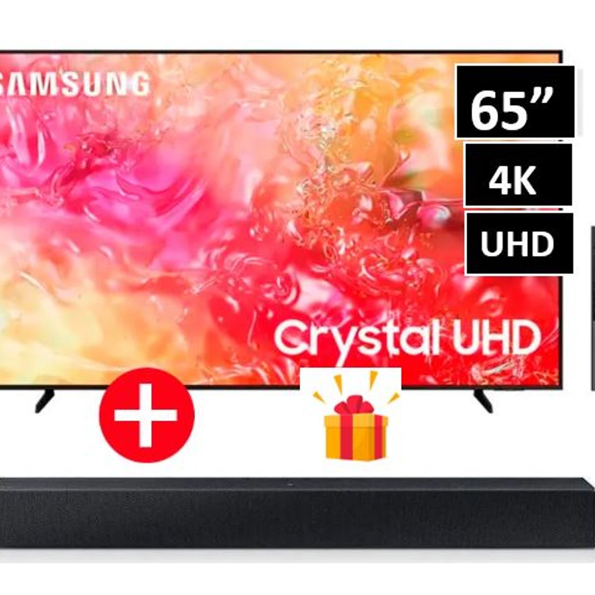 SAMSUNG - TELEVISOR SAMSUNG 65 UN65DU7000G UHD 4K SMART+ SOUNDBAR SAMSUNG C400