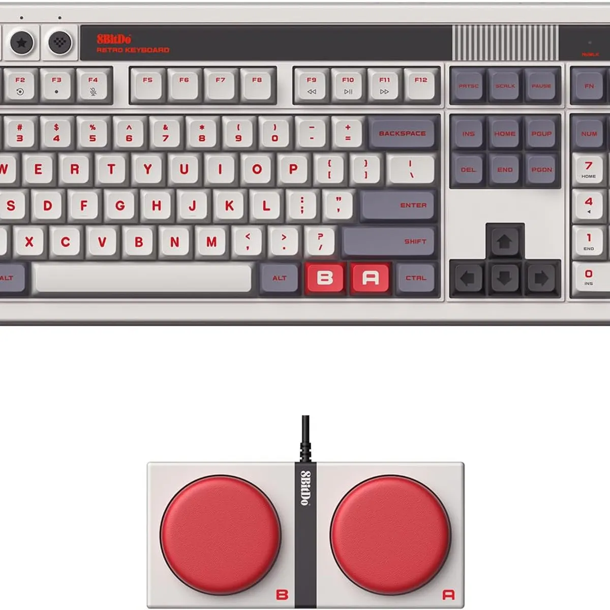 8BITDO - 8BitDo Teclado Mecánico Estilo N