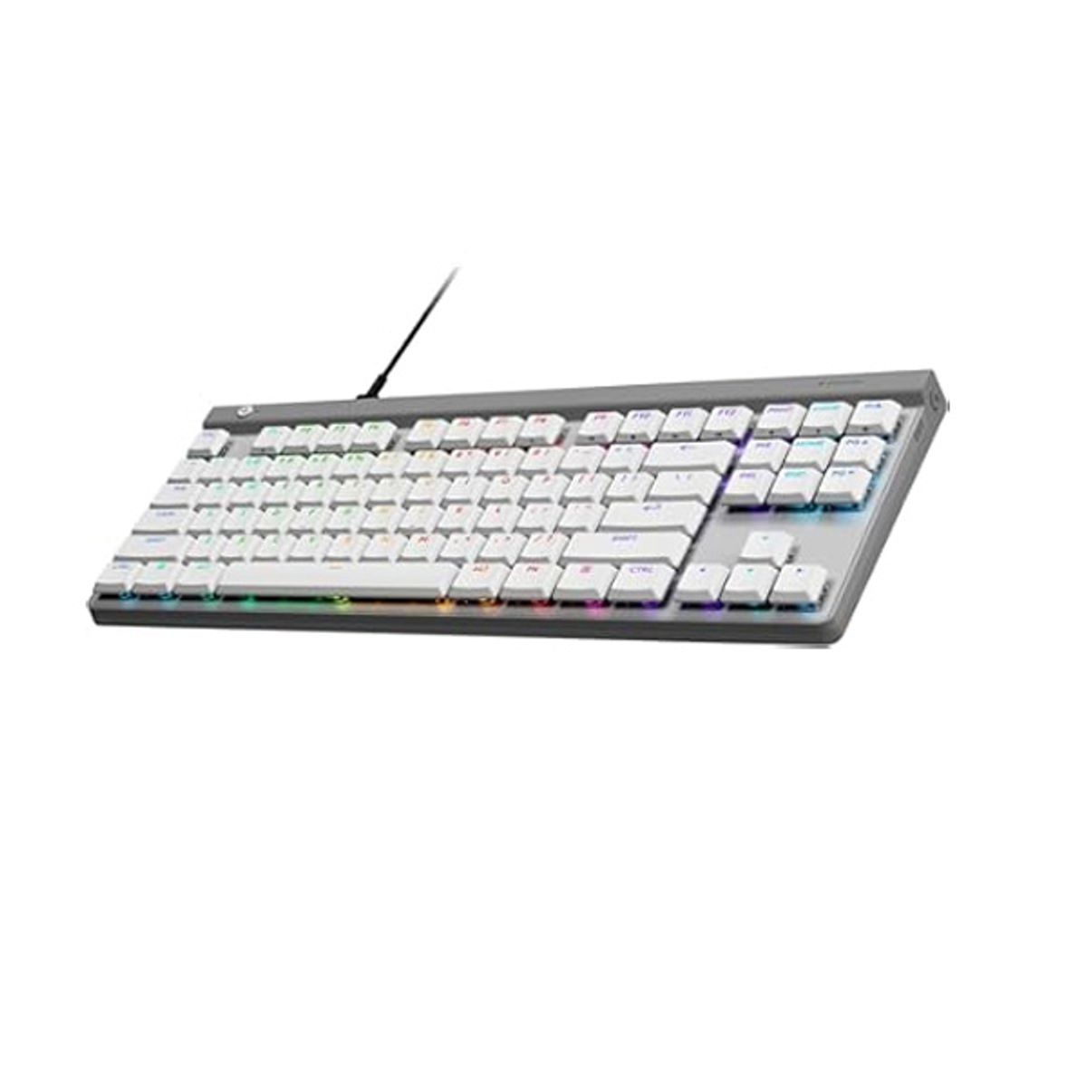 LOGITECH - Teclado Para Juegos de Perfil Bajo Logitech G515 TKL Blanco USB