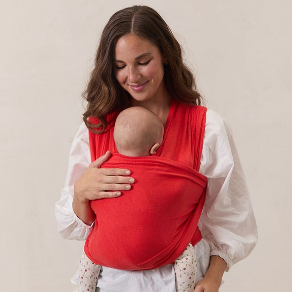 GENERICO - Fular PREMIUM Nemito 100% algodón ROJO