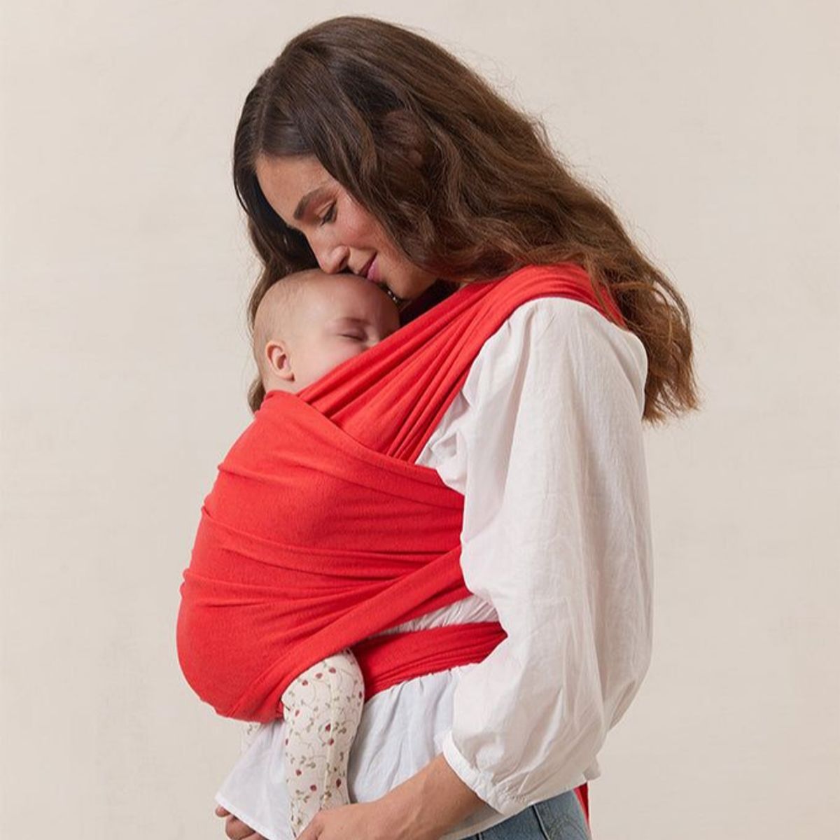 GENERICO - Fular PREMIUM Nemito 100% algodón ROJO