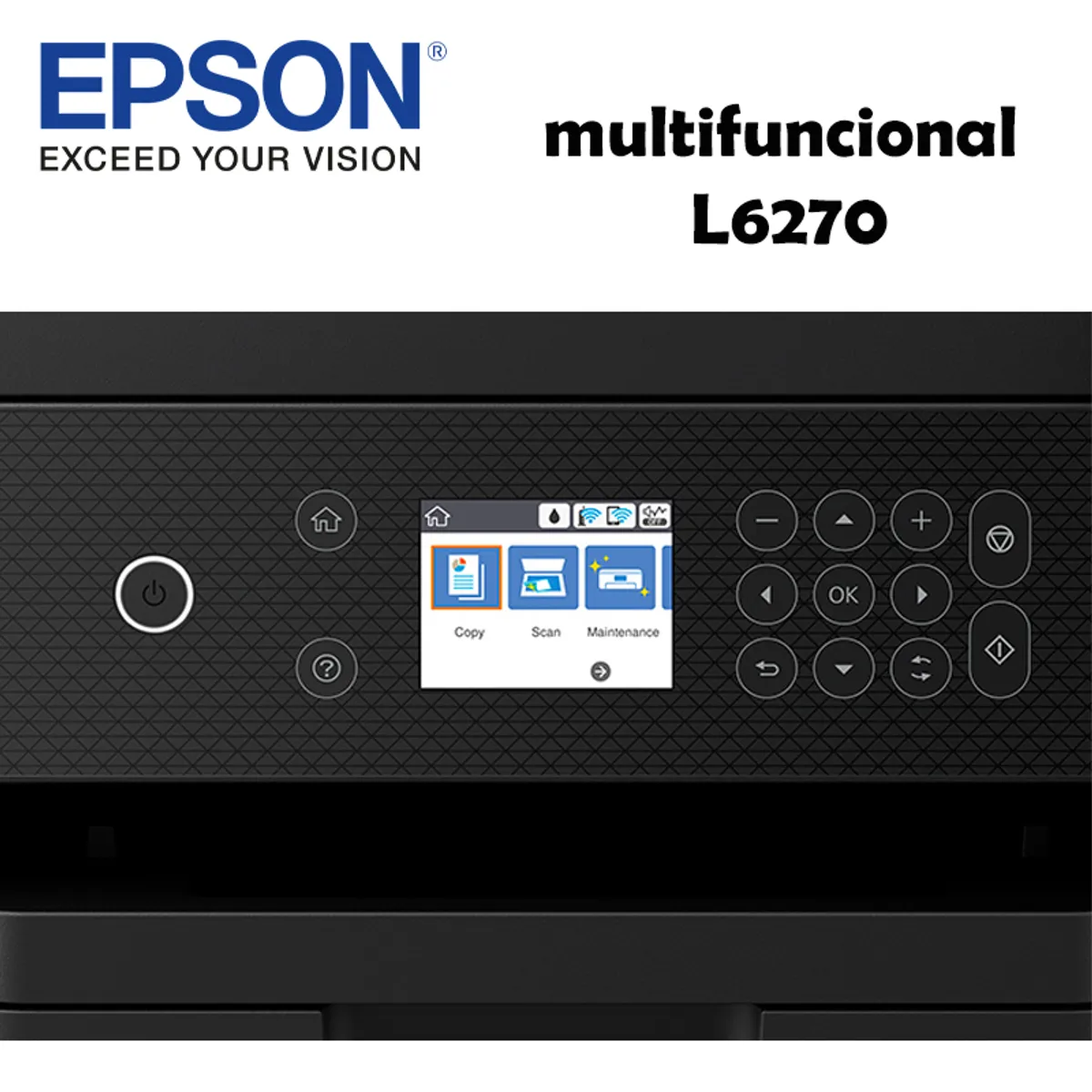 EPSON - IMPRESORA MULTIFUNCIONAL EPSON ECOTANK L6270 3 EN 1 WiFi 4 - ETHERNET