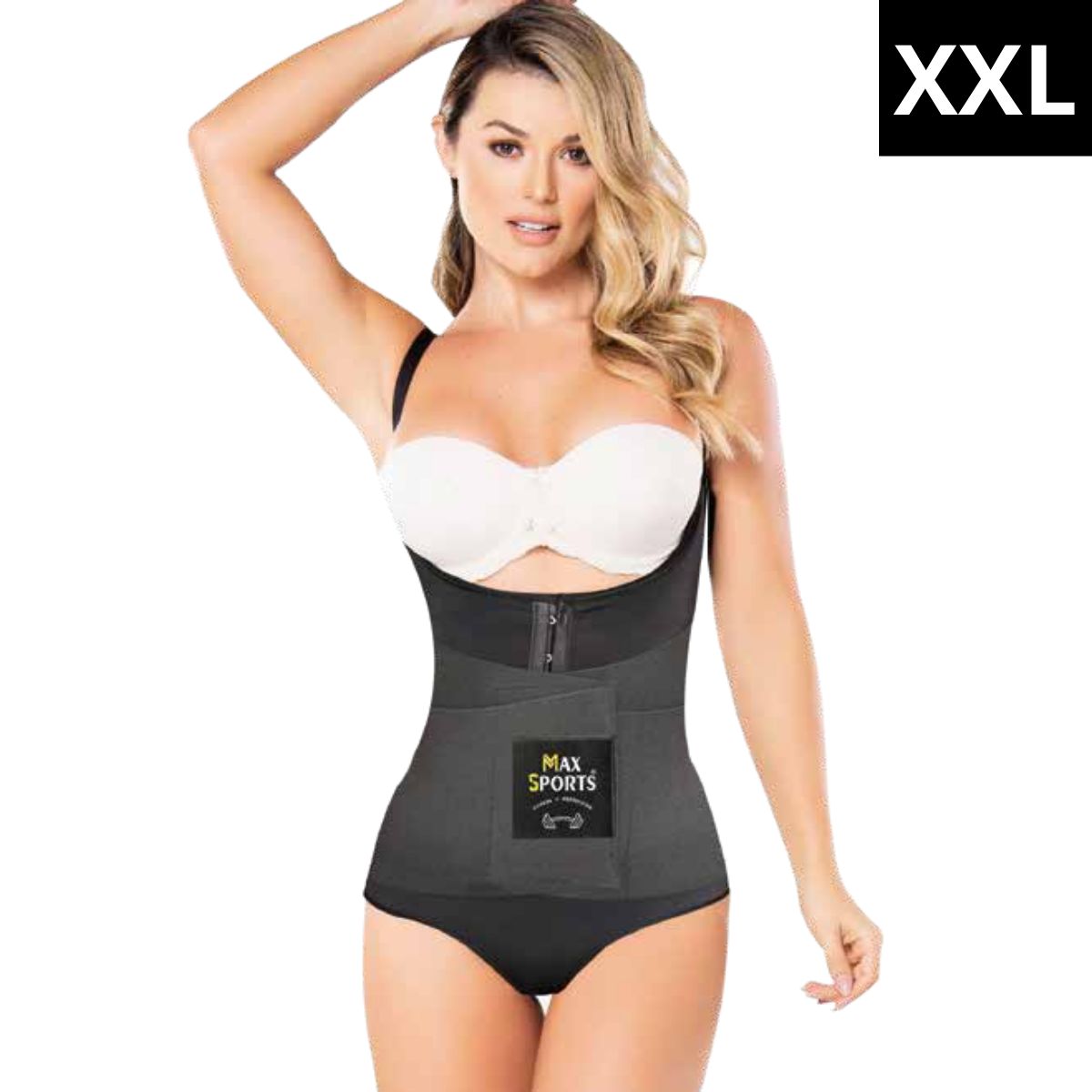 GENERICO - Faja Body Reloj de Arena Negro XXL  MAXSPORTS