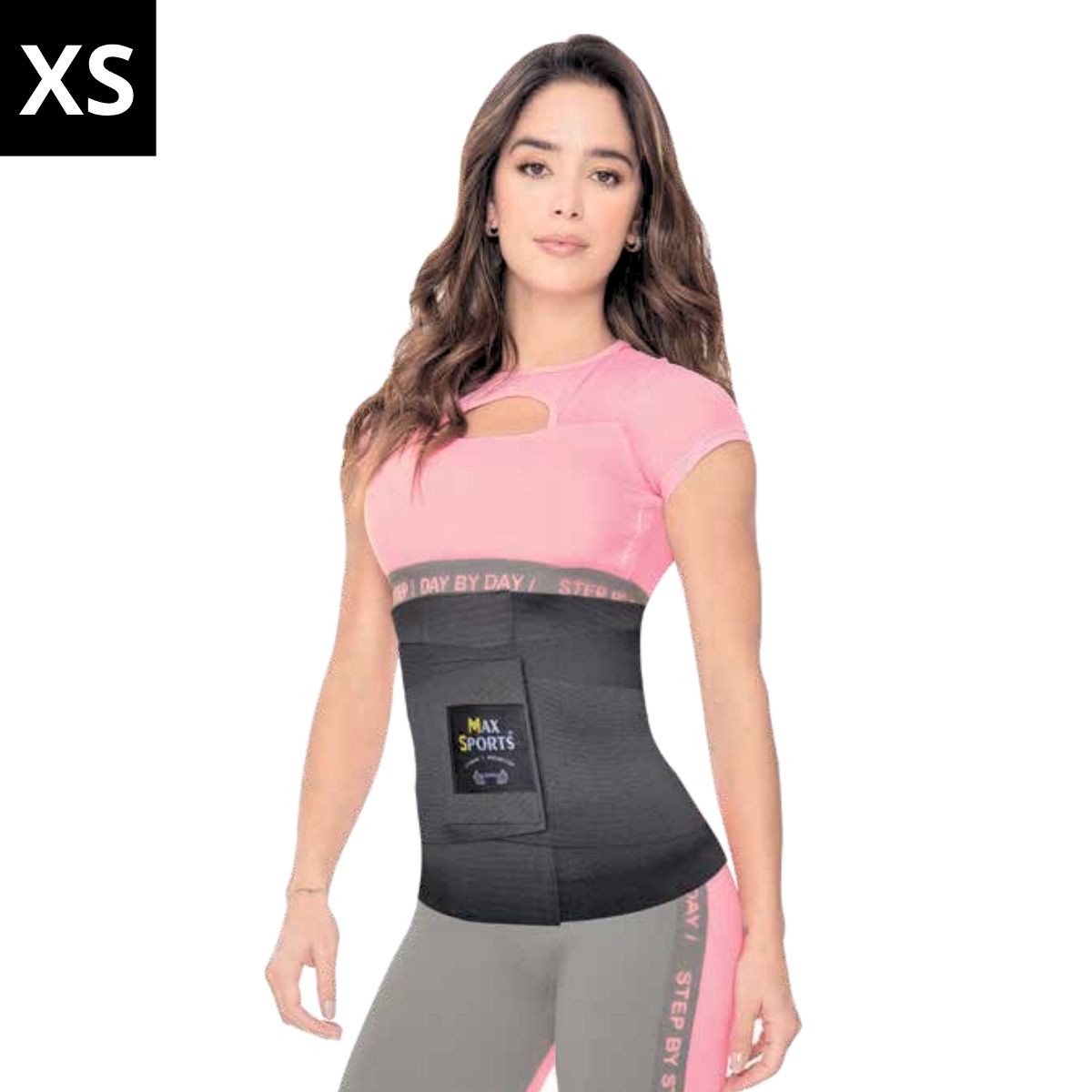 GENERICO - Faja Reloj de Arena Negro XS  MAXSPORTS