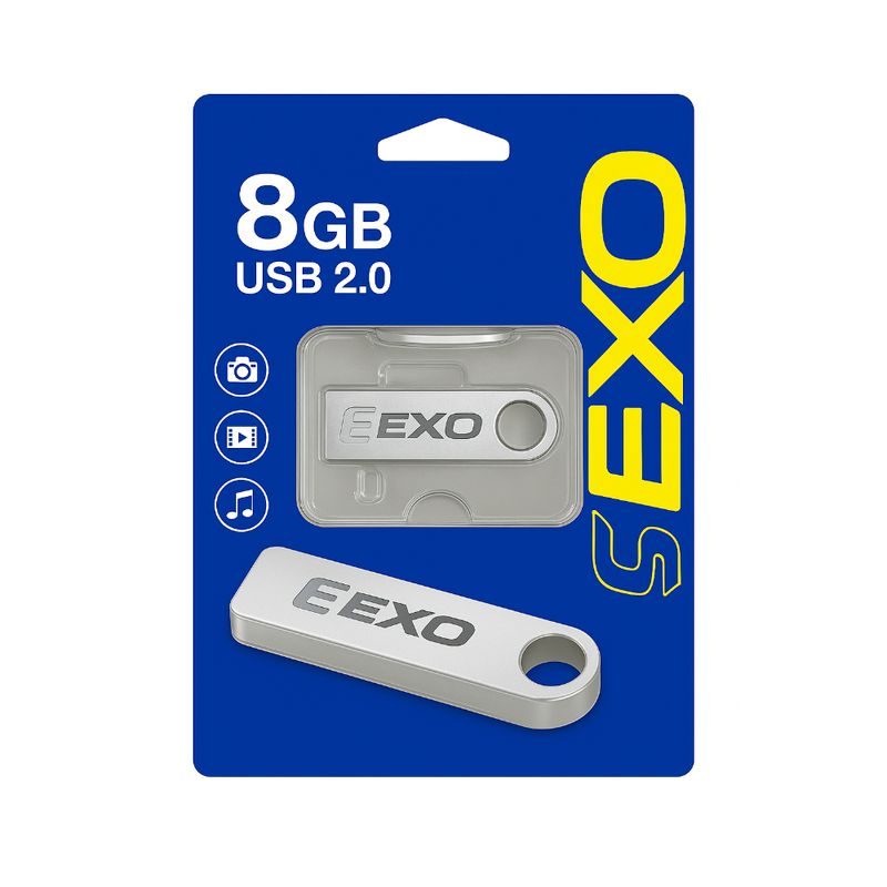 GENERICO - Memoria Usb EXO De 8gb Con Interfaz 2.0