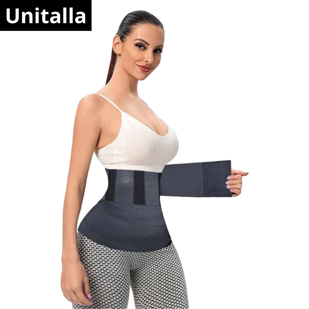 GENERICO - MAXSPORTS Faja Cinta Reloj de Arena Talla Única