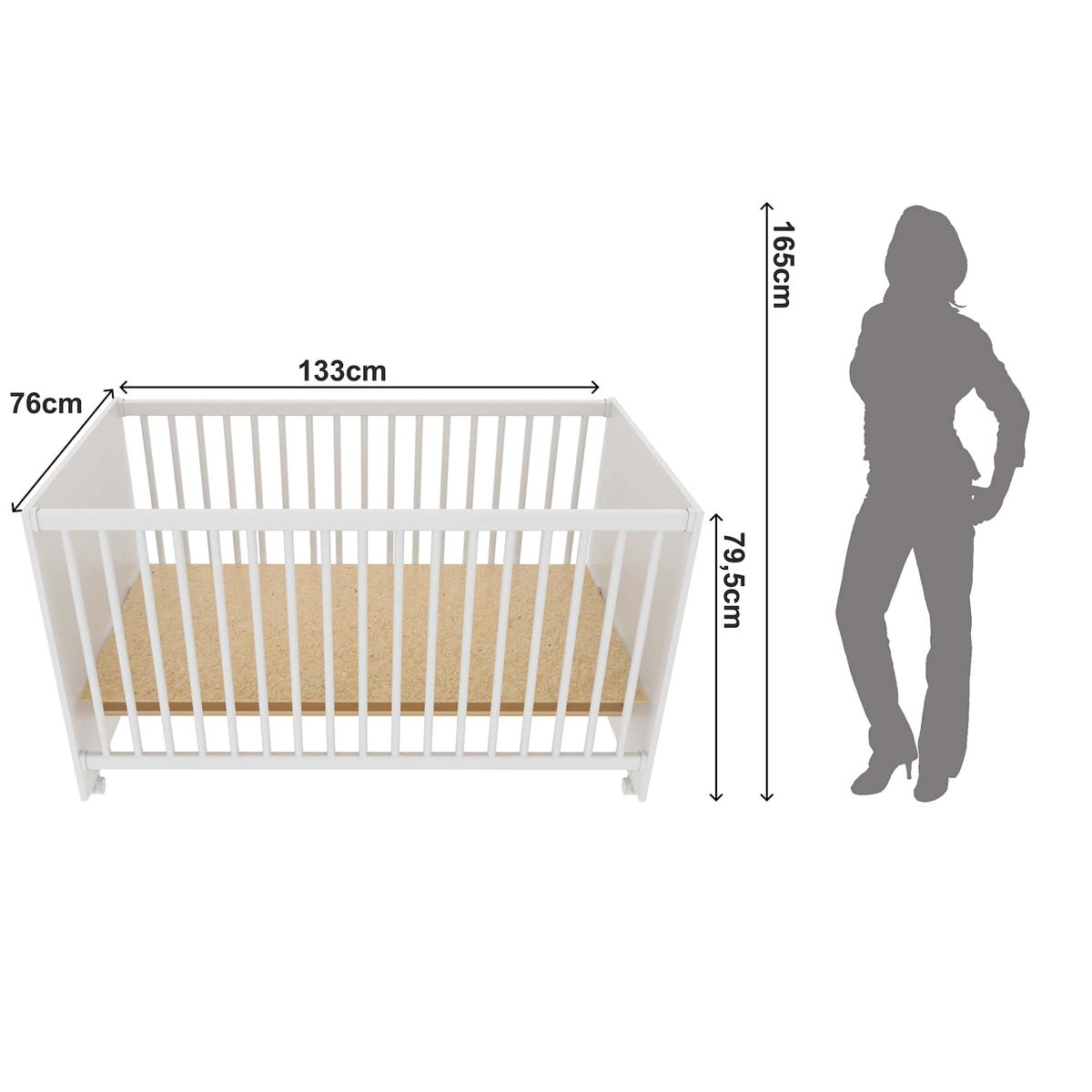 2020 HOME PERU - Cuna de Bebé Natalia - Blanca