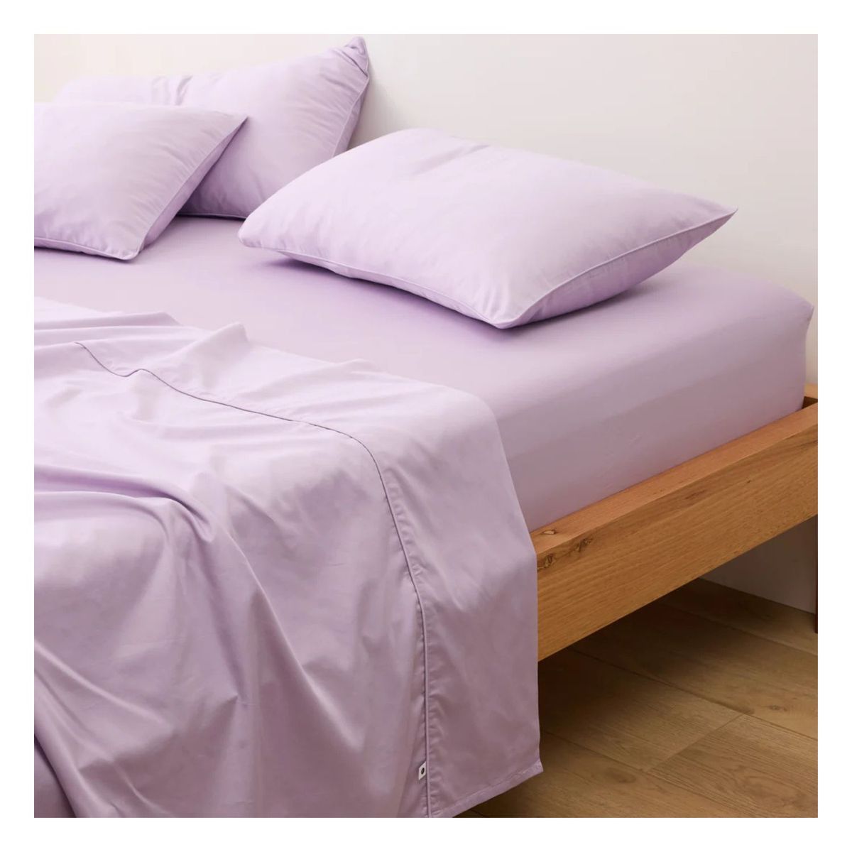 GENERICO - Sábanas 100 % algodón bramante lila 200 hilos Lima Tienda