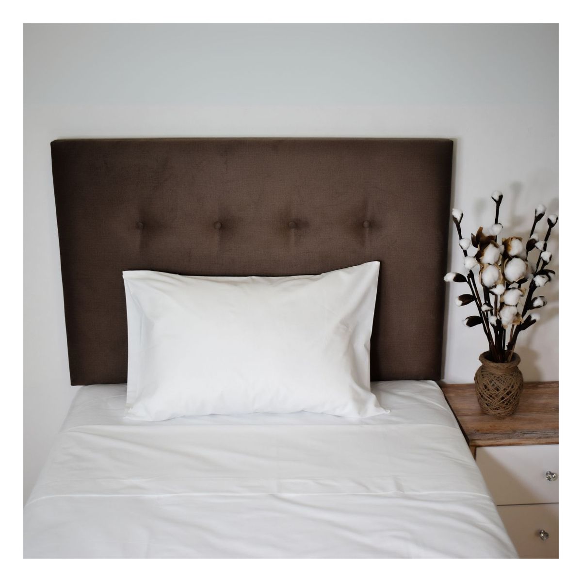 GENERICO - Sábanas 100 % algodón pima blanco 350 hilos Lima Tienda