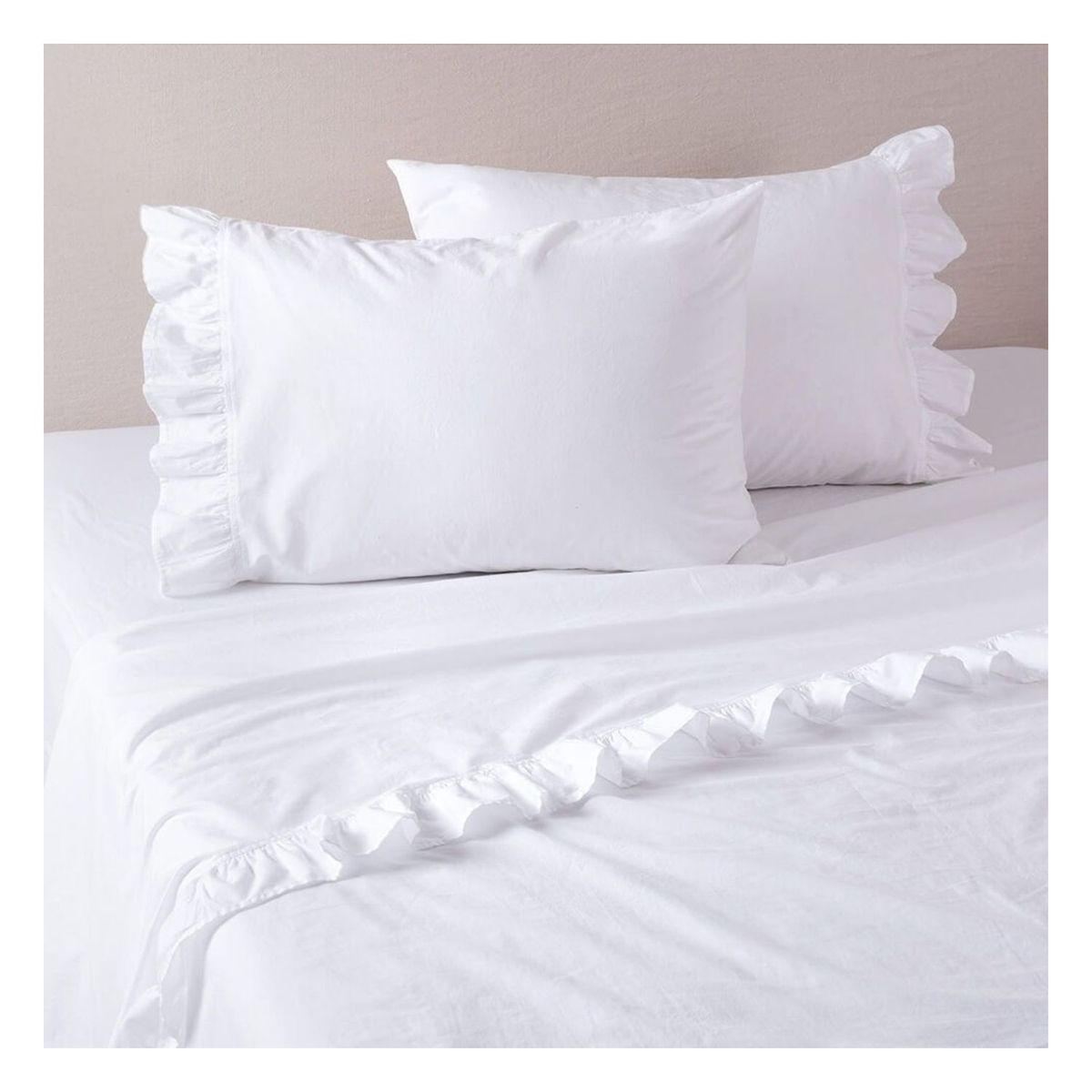 GENERICO - Sábanas booms 100 % algodón bramante blanco 200 hilos Lima Tienda