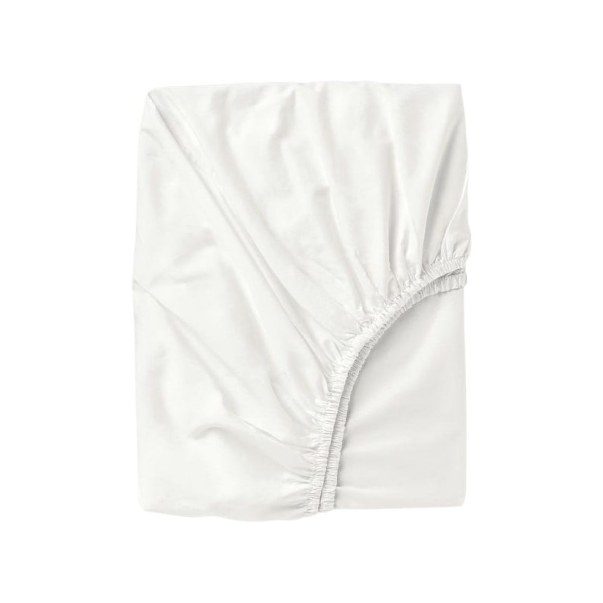 GENERICO - Sábana bajera 100 % algodón pima blanco 300 hilos