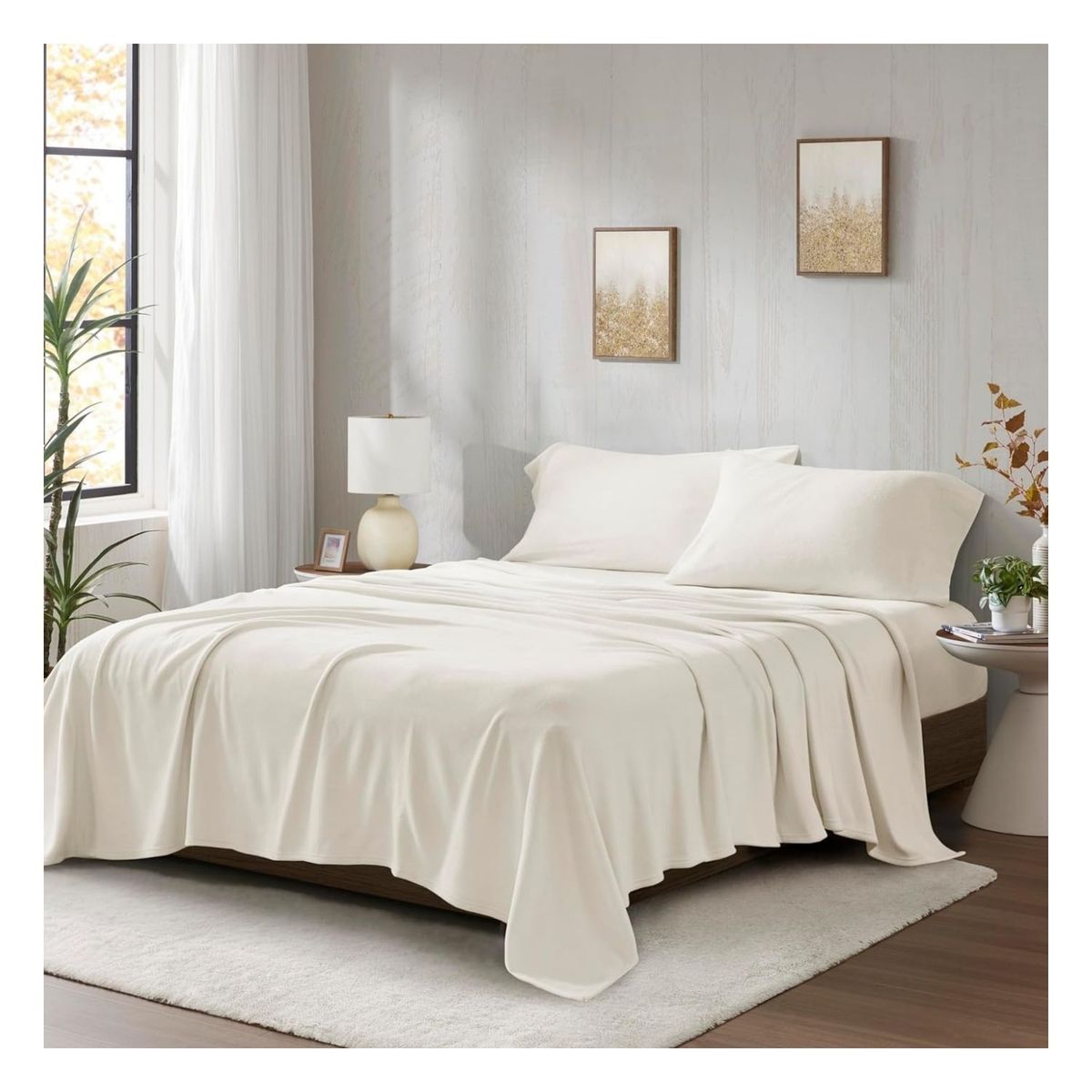 GENERICO - Sábanas polar perla Lima Tienda