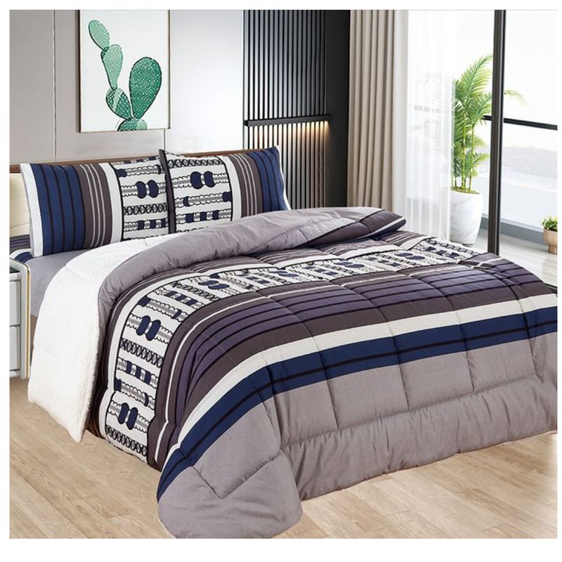 CASATEX - EDREDÓN CASATEX ALGODÓN CON SHERPA 1.5 PLZ