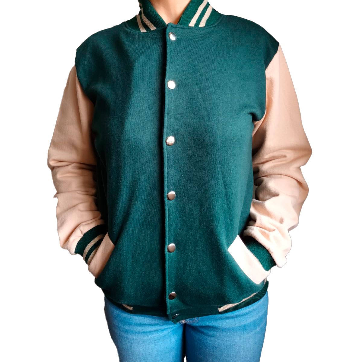 GENERICO - Casaca Bomber Unisex - Nathalie Love It - Verde