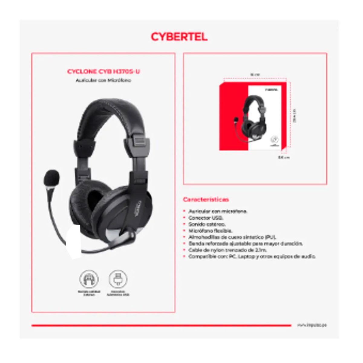 CYBERTEL - CYCLONE BLUE CYB H370B-U Azul CYBERTEL