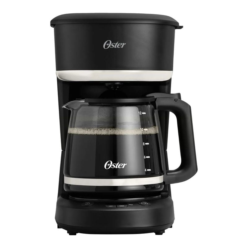 OSTER - Cafetera de goteo programable 12 Tazas Negro