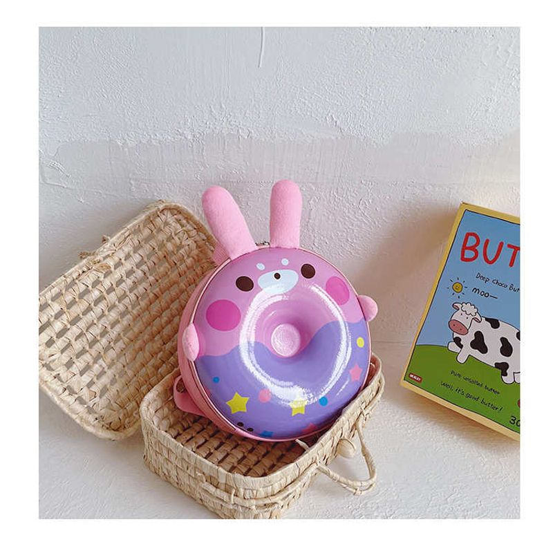 GENERICO - Mochila escolar con forma de donut para jardín de infantes