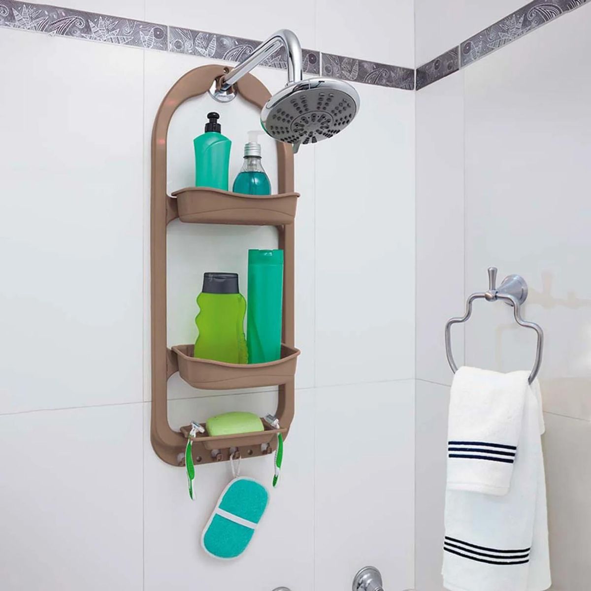 RIMAX - Organizador Ducha Taupe - Rimax