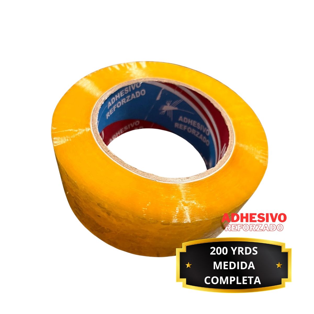 GENERICO - Cinta Embalaje Industrial Reforzada PACK 06 de 200 YRDS C.P