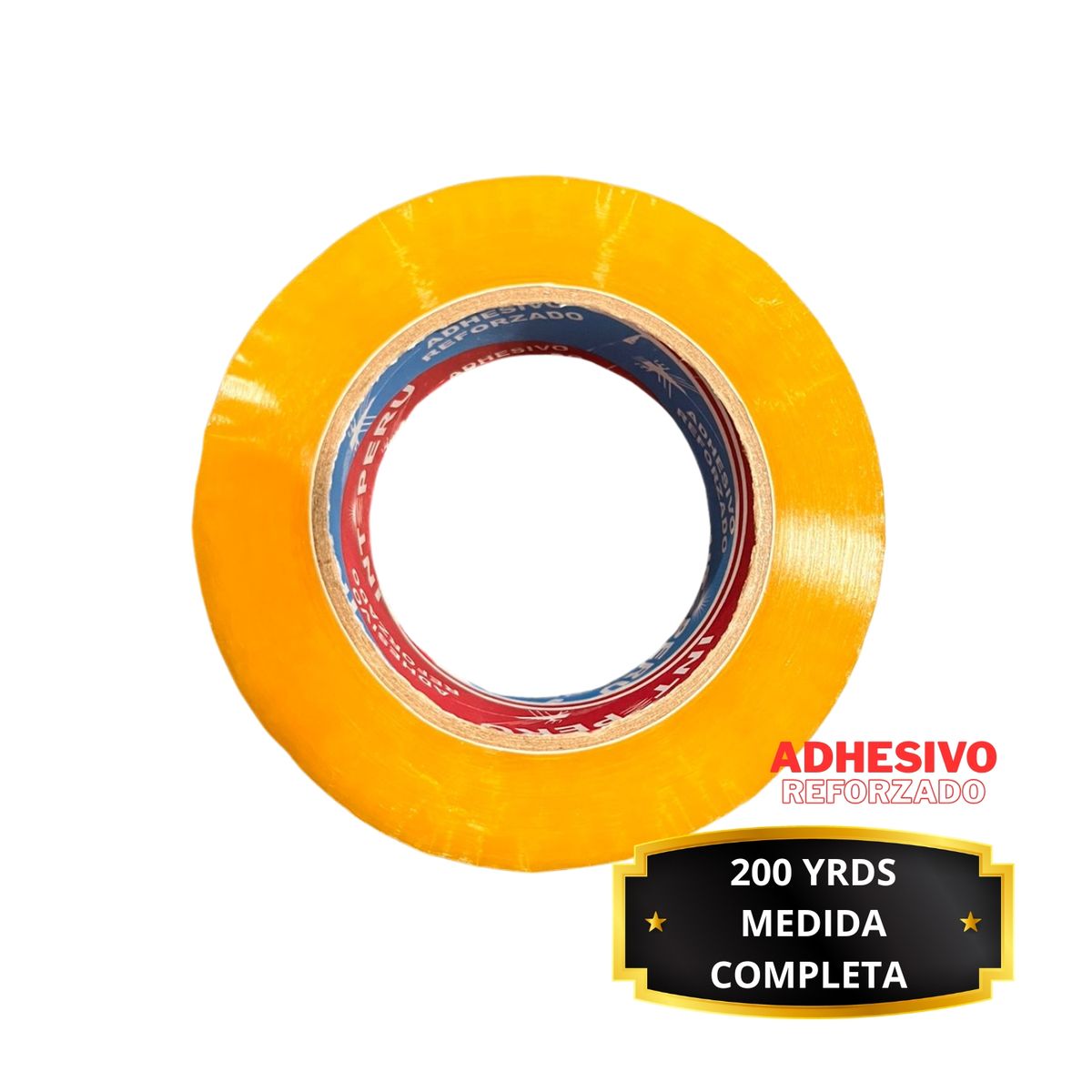 GENERICO - Cinta Embalaje Industrial Reforzada PACK 06 de 200 YRDS C.P