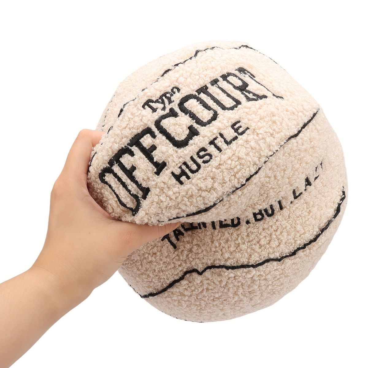 VATYERTY - Almohada de baloncesto de 984 pulgadas Gris