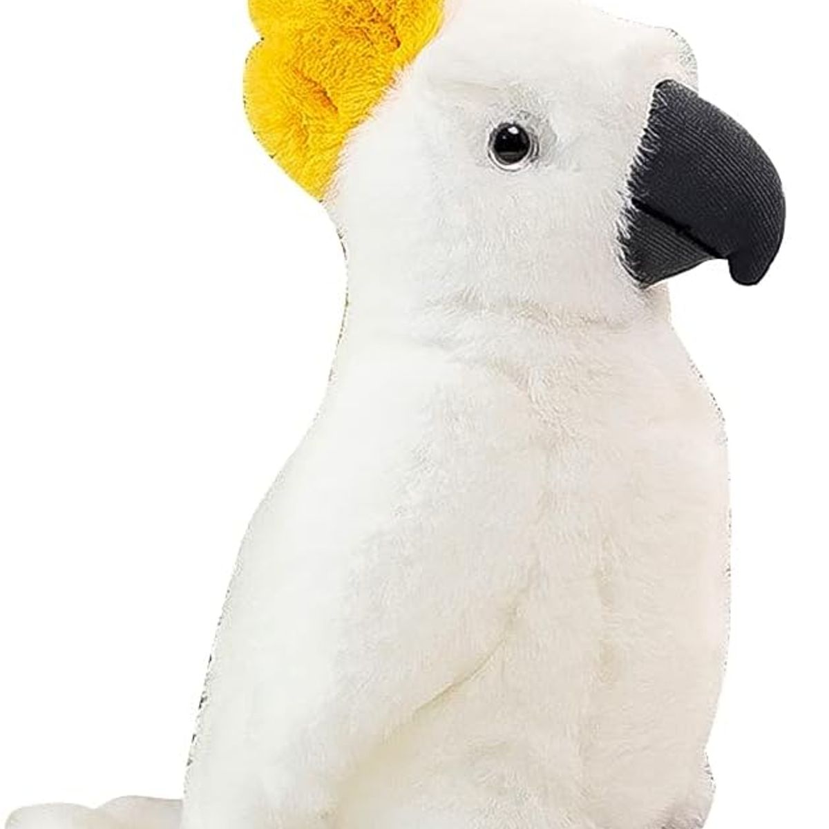 VATYERTY - peluche de imitación de loro guacamayo y cacatúa Blanco