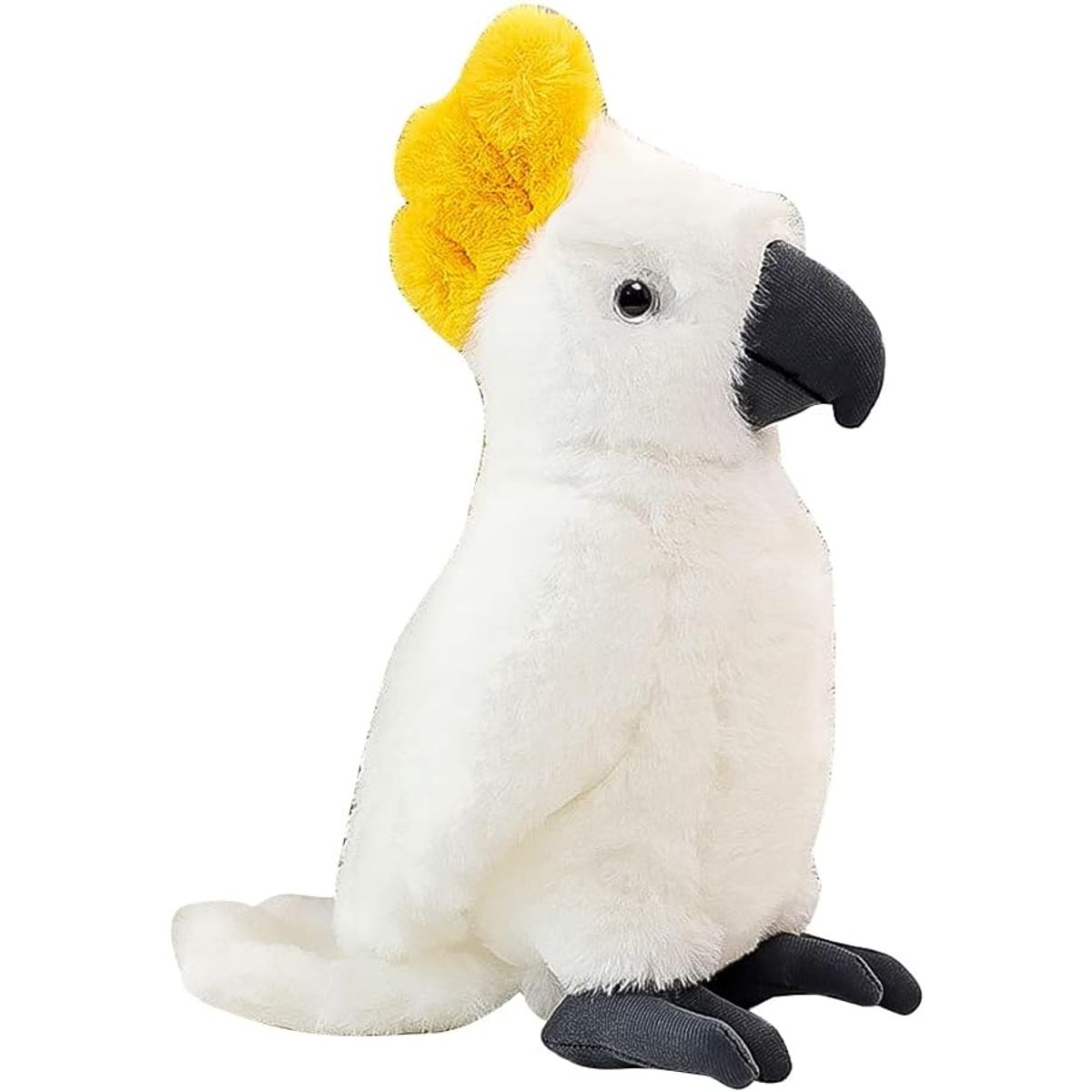 VATYERTY - peluche de imitación de loro guacamayo y cacatúa Blanco