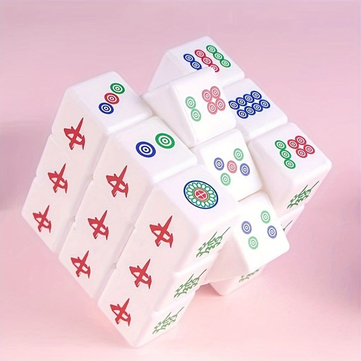 VATYERTY - Rompecabezas del cubo de Rubik de Mahjong 3x3