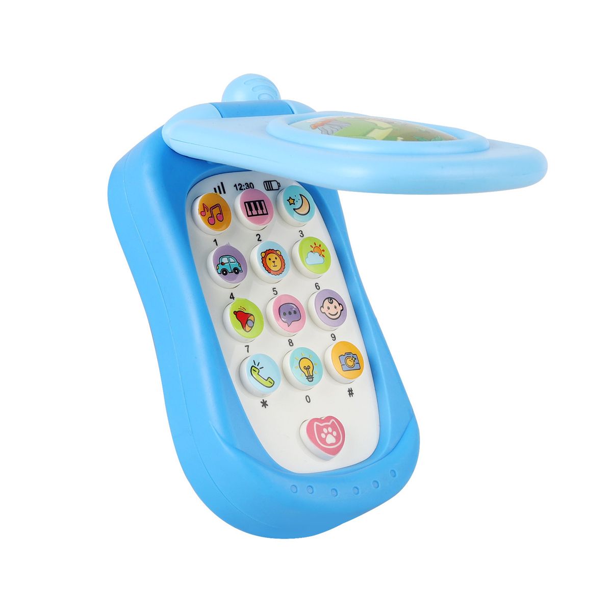 VATYERTY - 1 Teléfono Móvil con Música de Dibujos Animados Multi