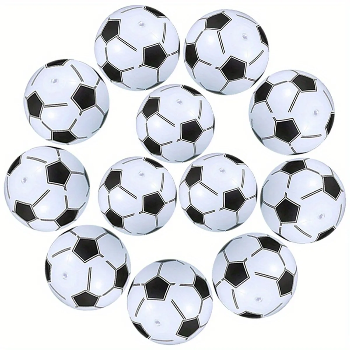 VATYERTY - 12 pelotas de fútbol inflables