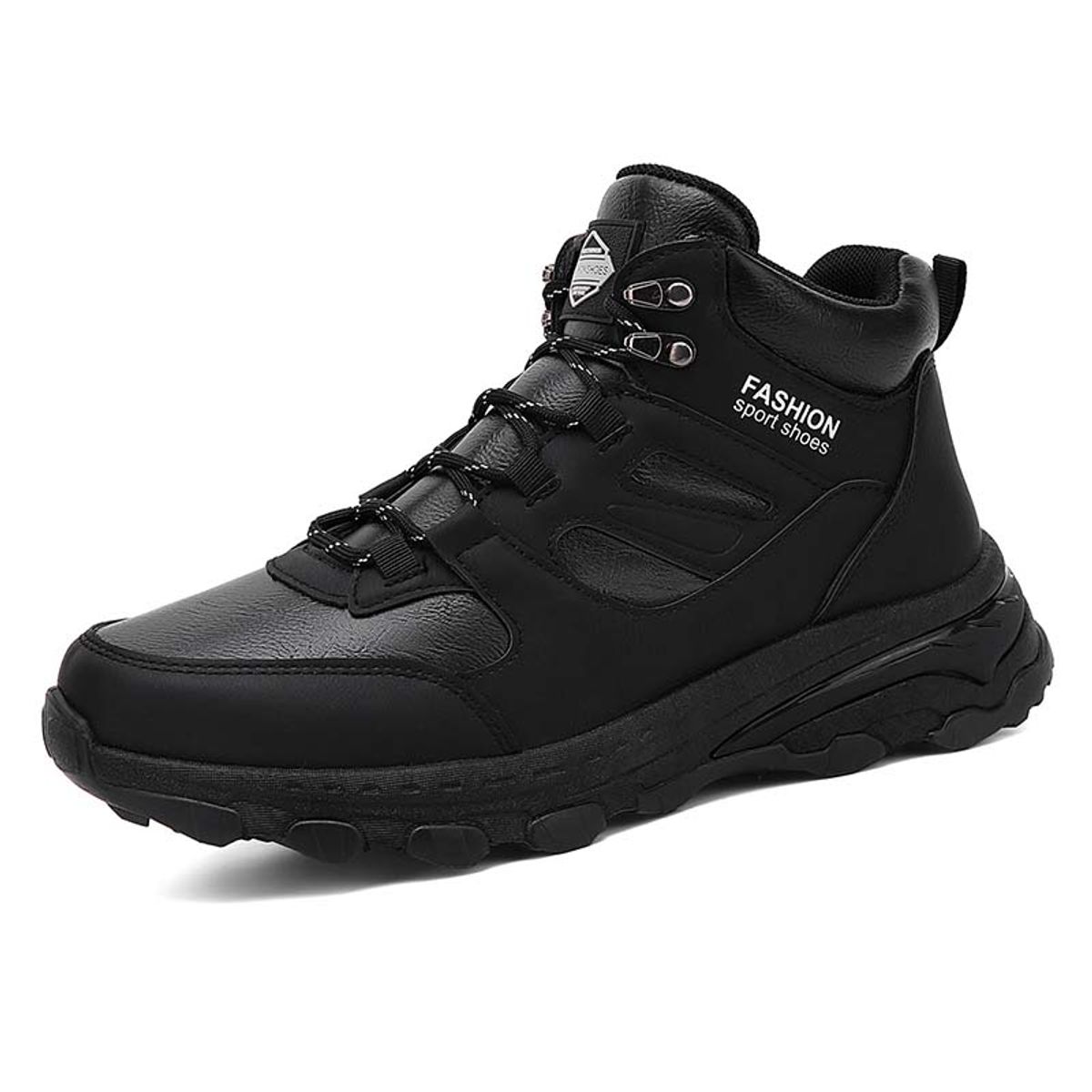 SHANDIAN - Zapatillas de Trekking para hombres Negro