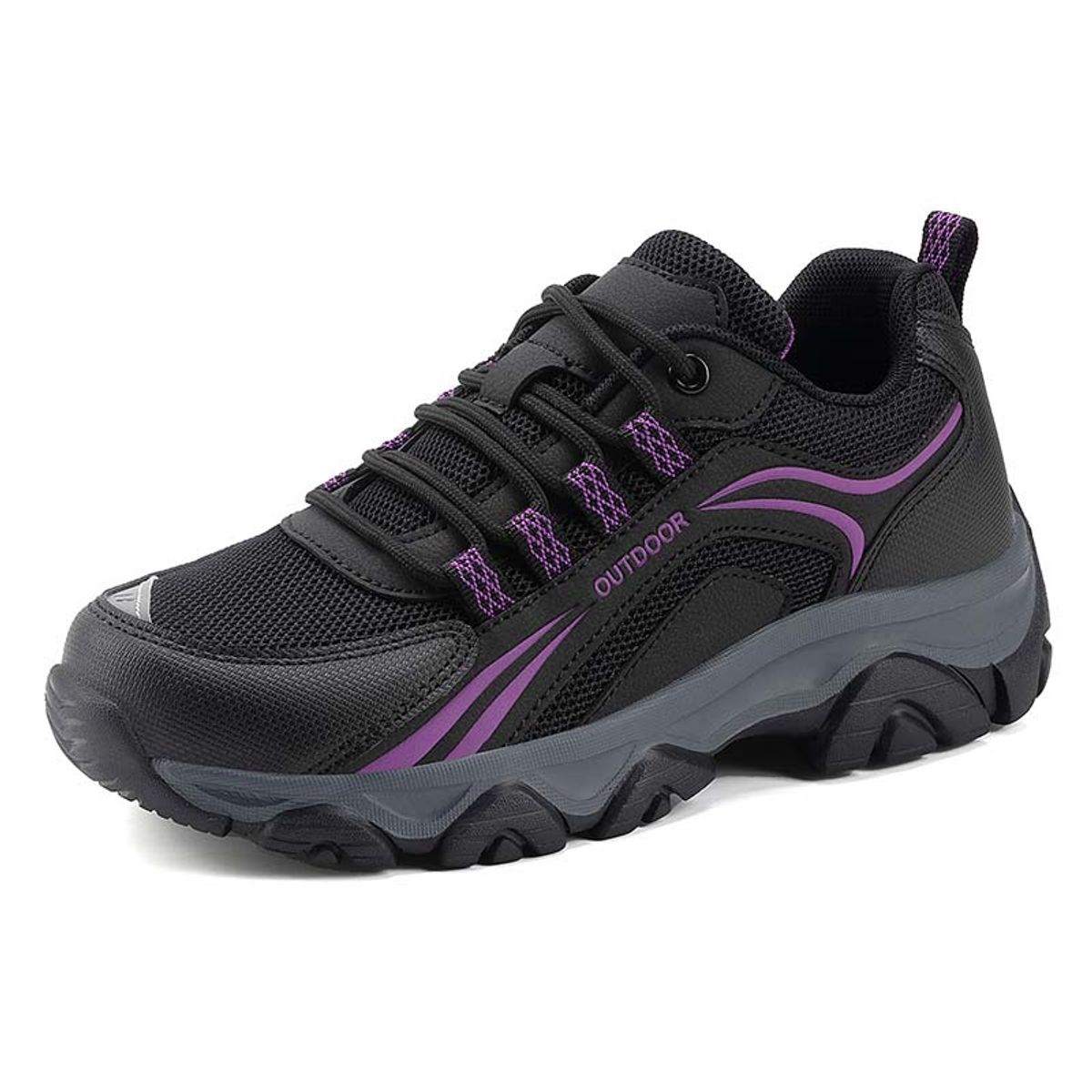 SHANDIAN - Zapatillas de mujer trekking para Rojo