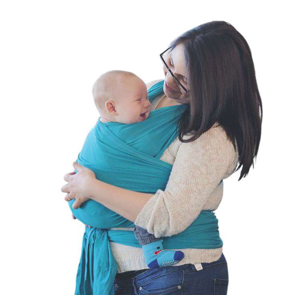 GENERICO - Fular SUPER NEMITO 100% algodón TURQUESA