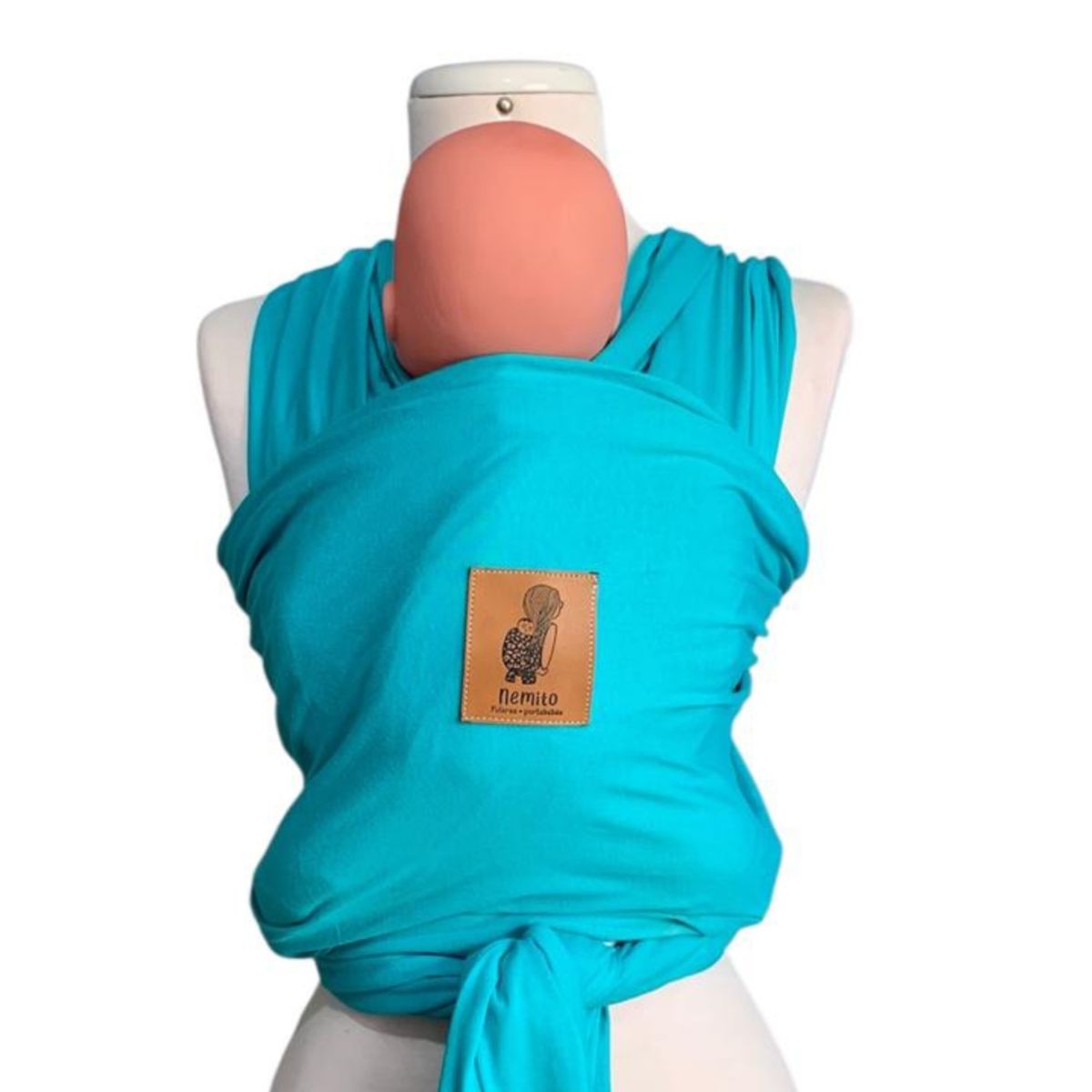 GENERICO - Fular SUPER NEMITO 100% algodón TURQUESA