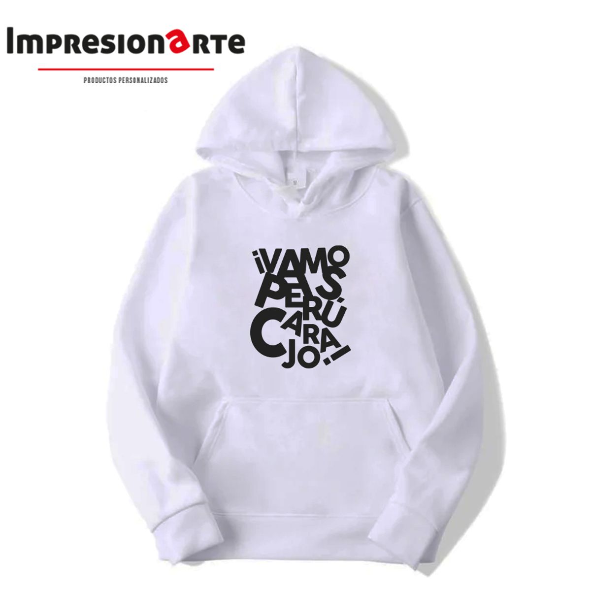GENERICO - Polera Vamos PERU con capucha