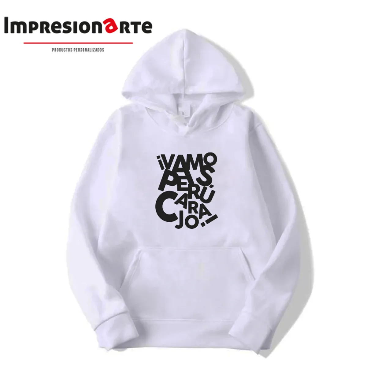 GENERICO - Polera Vamos PERU con capucha