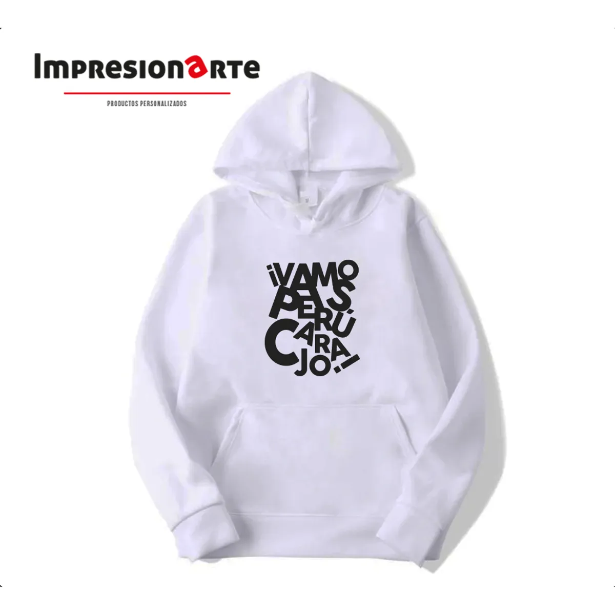 GENERICO - Polera Vamos PERU con capucha