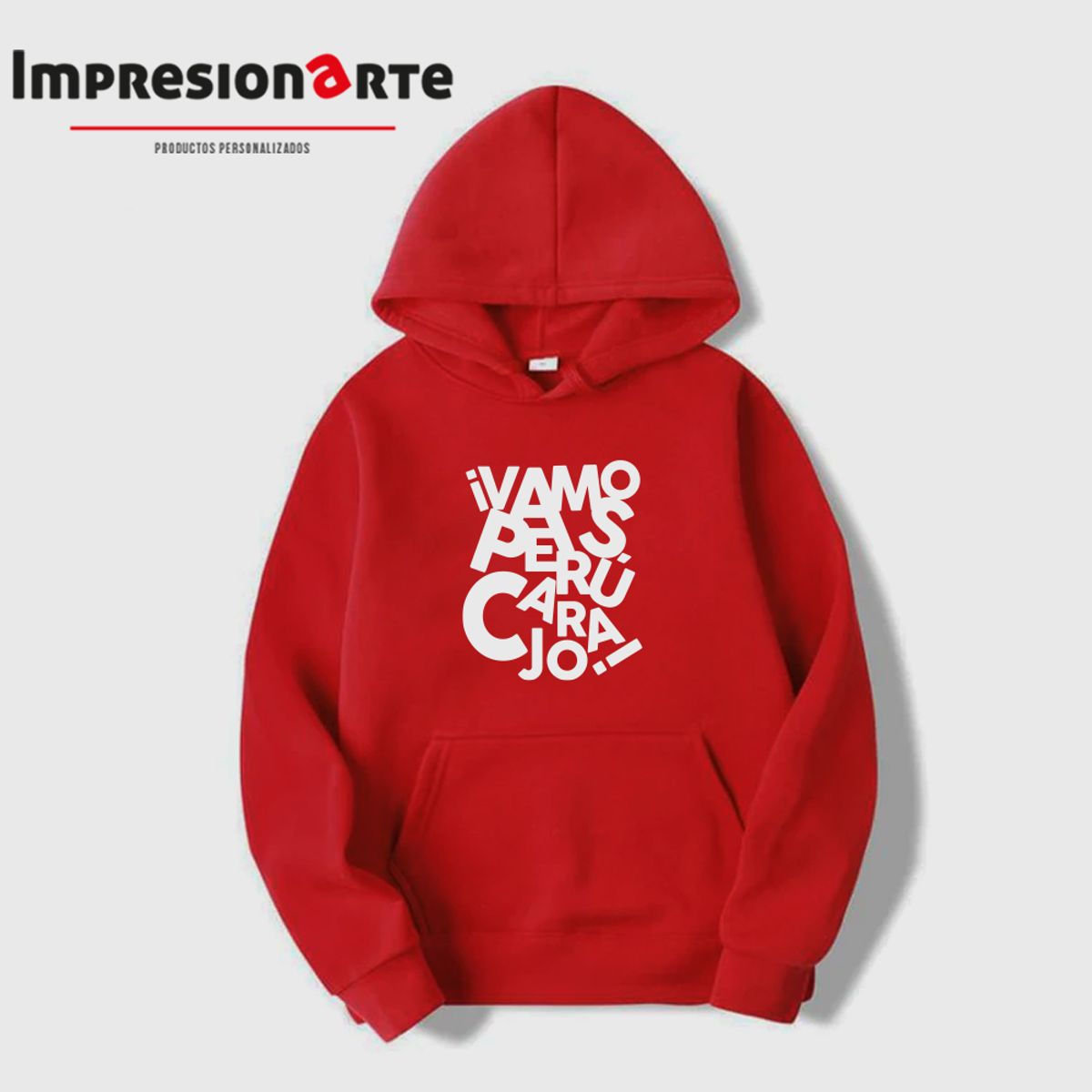 GENERICO - Polera Vamos PERU con capucha