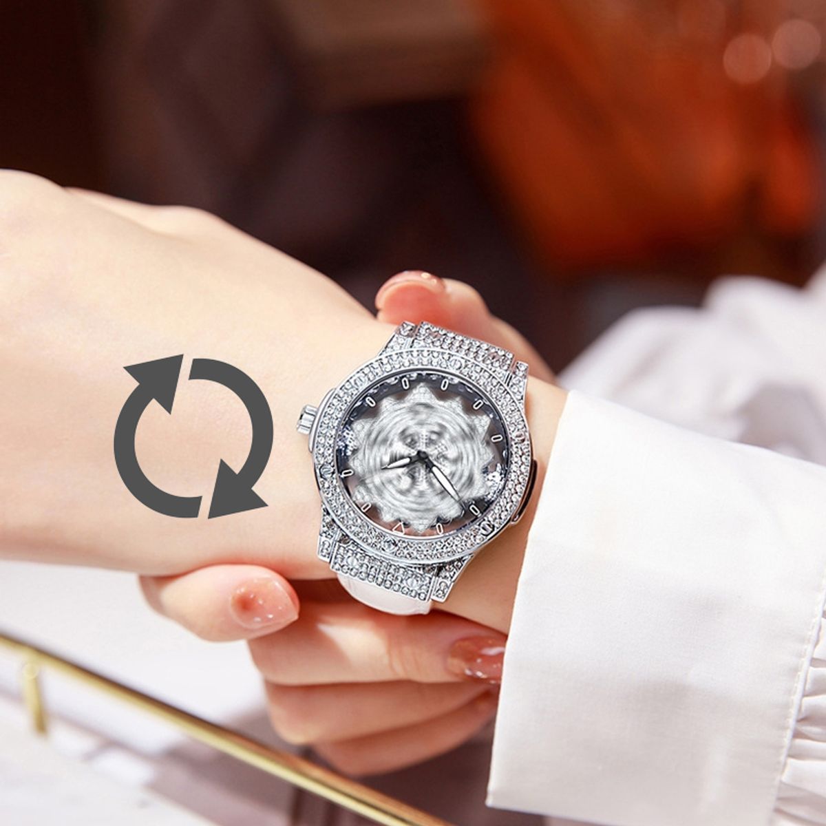 OVOTOUMI - Toumi MTX reloj mecánico de gran dial impermeable - Black